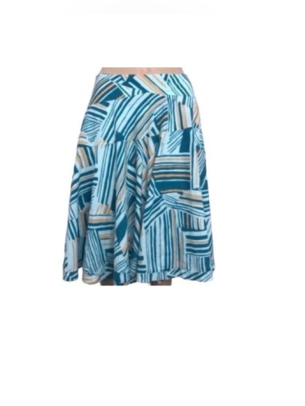Anthropologie Odille Abstract Full Lined Skirt Size 2